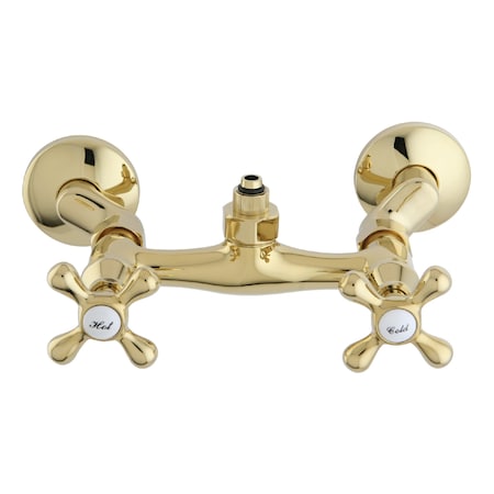 Kingston Brass Tub Faucet Body, Polished Brass, Wall CC2132
